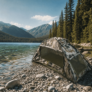 Structure stable résistante au vent, coins renforcés pour un camping confortable en bord de rivière et des voyages de vacances en bord de mer, tente - Product Image 4