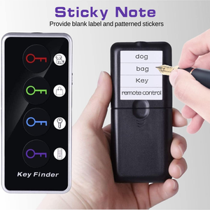 Traceur <span class=keywords><strong>GPS</strong></span> sans fil pour localisateur de clés avec éclairage et alarme sonore, batterie rechargeable, en plastique - Product Image 4