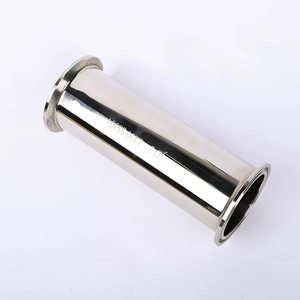 Tubo dritto sanitario in acciaio inossidabile SS304 316L con attacco tri-clamp da 1/2"-12" - Product Image 1