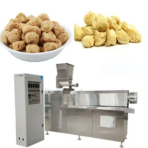 Máquina de fabricación de carne de soja, extrusora de proteína vegana texturizada, tvp
