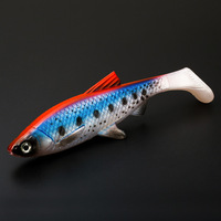 Leurre de pêche souple de simulation de grande taille 15,5 cm 35 g, appât artificiel pour la pêche en mer à la traîne, pour la pêche en bateau de poissons rouges, thon, maquereau