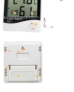 Nhiệt kế độ ẩm HTC-1 nhiệt kế trong nhà với màn hình lớn để đo nhiệt kế độ ẩm - Product Image 3