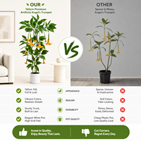 Pohon Datura Buatan dalam Pot - Dekorasi Rumah/Kantor Bergaya Mewah Ramah Lingkungan