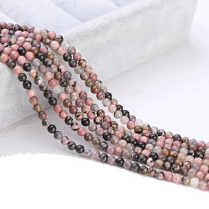 Cuentas de Piedra Lunar Arcoíris en Venta 2465, Tamaño Personalizable, Gemas Azules Pulimentadas con Material Mineral de Coral Ágata, Altura de 3mm-8mm - Product Image 6