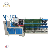 Nouveau roulement équipé roulement moteur PLC équipé herbe Construction en acier inoxydable Double fil chaîne lien clôture Machine