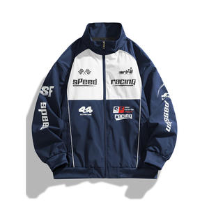 Giacca da Uomo Stampata Antivento di Tendenza per Primavera Autunno Abbigliamento Sportivo Outdoor Tempo Libero Corse Automobilistiche e Moto Cross-Border - Product Image 2