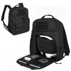 Sac à dos rembourré antichoc pour casque <span class=keywords><strong>VR</strong></span> 586g avec logo personnalisé OEM et panneau pour badge, compatible <span class=keywords><strong>Quest</strong></span> 3 - Product Image 2