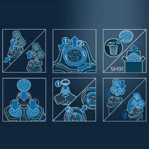 Cuchilla de afeitar de venta directa de fábrica, cabezal de afeitar recíproco para afeitadora de barba, uso corporal, aplicación doméstica - Product Image 4