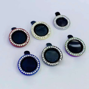 Protezione per Obiettivo <span class=keywords><strong>Fotocamera</strong></span> con Glitter e Diamanti per <span class=keywords><strong>iPhone</strong></span> 16/15/14/<span class=keywords><strong>13</strong></span>/12/11 Pro Max, Copertura Metallica per <span class=keywords><strong>Fotocamera</strong></span> - Product Image 5