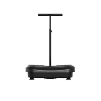 Plataforma Vibratoria con Asa Extraíble, 200W, 1-99 Velocidades, Máquina de Vibración Electromagnética Vertical, Acero ABS, Gimnasio en Casa