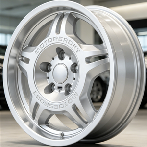 Ruedas de Aleación de Aluminio RUNLUN17X7.<span class=keywords><strong>5</strong></span>/8.5PCD5X120ET41 Multirradio Plateadas MF/GMF para Varios Modelos Modificados/Actualizados - Product Image 1