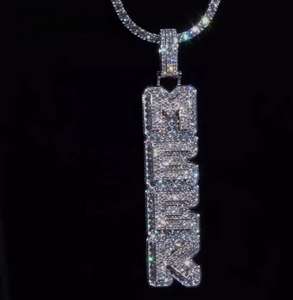 Pendentif Moissanite Hip Hop Tendance Personnalisé, Design Unique, Sertissage Glacé, Argent Sterling 925, Bijou de Luxe pour Hommes et Femmes, Pièce Maîtresse - Product Image 6