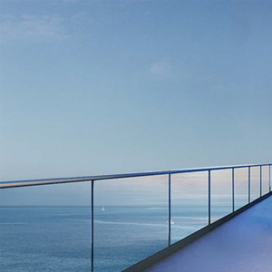 Ringhiera in Vetro per Balcone Moderno, Balaustra in Vetro Temperato per Scale e Casa, Pannello di Recinzione in Vetro - Product Image 4