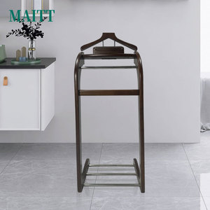 Perchero de pie engrosado y reforzado, perchero sencillo para el hogar, dormitorio y habitaciones de hotel. - Product Image 1