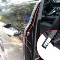 Protection de bord de porte de voiture en PVC imperméable, bande de protection automobile anti-rayures, protection de cadre de porte, rouleau de 5 mètres pour cadre de porte de voiture