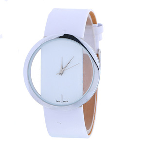 นาฬิกาควอทซ์ดีไซน์โปร่งใสทันสมัยมินิมอลมีสไตล์และหรูหรา - Product Image 2