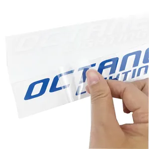 Stampa personalizzata adesivo rimovibile adesivo in vinile, anti-uv die cut logo di trasferimento autoadesivo per L'automobile