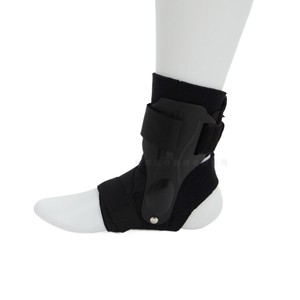 <b>Ankle</b> Brace Adjustable Nylon <b>Support</b> For Adults Unisex Black SMLXL Figure Eight Design - Product Image 2