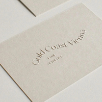 Impresión de Tarjetas de Papel con Relieve de Algodón Personalizadas para Agradecimiento Empresarial, Tarjetas de Papel con Relieve Empresarial