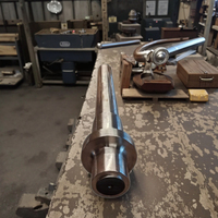 Arbre de rotor principal en acier inoxydable de haute qualité et alliage haute température Ra06-0.12.5, rugosité personnalisable, précision de fabrication