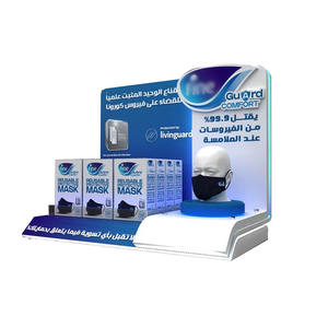 DSP ที่ตั้งโชว์โต๊ะทำจากอะคริลิคคุณภาพสูงออกแบบได้ตามต้องการสำหรับร้านขายเครื่องสำอาง - Product Image 3