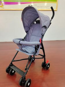 Cochecito de bebé ligero y ecológico con 8 ruedas, plegable, tipo sombrilla, de paisaje alto, sencillo, para bebé - Product Image 6