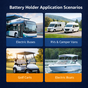 カスタム固定38121最大サイズ6S10Pバッテリーホルダー一体型ABSプラスチックセルサポートブラケットスペーサー（OEMバッテリーパック用） - Product Image 4