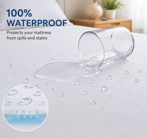 Vente en gros usine : Housse de matelas imperméable à 6 côtés avec fermeture éclair, approvisionnement en vrac - Product Image 2