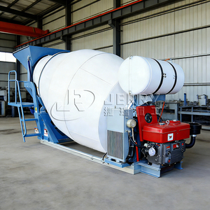 Durable 4m3 Concrete <strong>Mixer</strong> Tank Diesel Portable Small <strong>Cement</strong> <strong>Mixer</strong> for Sites - Product Image 4