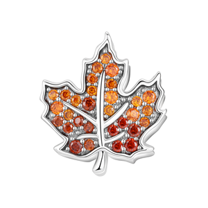 Charme en zircon argenté en forme de cœur avec chaîne pour ensemble de bijoux et accessoires unisexe - Product Image 4