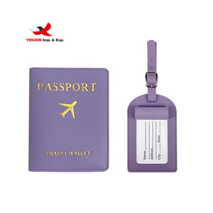 Nuevo Estilo, Porta Pasaportes Multifuncional, Etiqueta de Equipaje, Funda de Pasaporte de Cuero PU Duradera, Juego de Etiquetas para Equipaje - Product Image 4