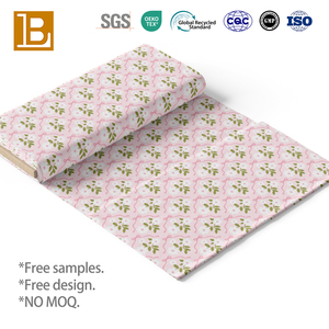 Tissu en popeline <span class=keywords><strong>de</strong></span> coton tissé personnalisé à faible MOQ pour la Saint-Valentin, motif cœur <span class=keywords><strong>de</strong></span> fille, dessin animé mignon, nœud, impression numérique pour textiles - Product Image 3
