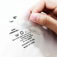 Étiquettes thermocollantes personnalisées pour vêtements avec logo, étiquettes flexibles pour vêtements, logos de transfert thermique, étiquettes sans étiquette pour chemises