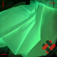 Tissu lumineux en nylon ultra léger pour veste et tente luminescentes