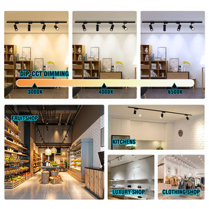 Luz de Riel LED COB de 7W-30W, DIP-CCT Seleccionable, CRI90, Controlador No Aislado, Estándares de la UE (CE EMC RoHS), 2 Años de Garantía - Product Image 5