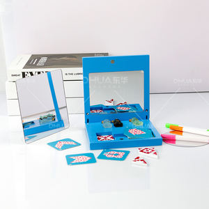 गर्म बिकने वाली diy अनियमित आकार के साथ पीसी/पेग दर्पण शैक्षिक बच्चों के लिए रंगीन एयर क्ले कस्टम आकार के साथ पीसी/पेग दर्पण - Product Image 1