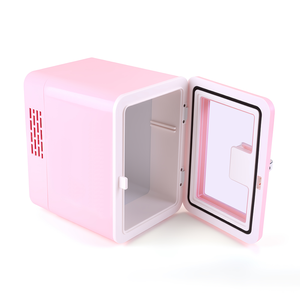 <span class=keywords><strong>Mini</strong></span>-réfrigérateur de comptoir pour boissons, 4L, porte en verre, pour <span class=keywords><strong>bar</strong></span> à domicile, utilisation en fête - Product Image 1