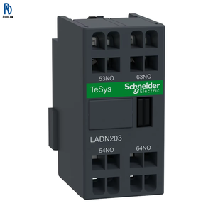 Contact auxiliaire Ladn203, 2 contacts, NO, rail DIN 140 A, 690 V, borne à ressort, série Tesys D - Product Image 1