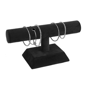 Bộ Giá Trưng Bày 2 Thanh T Trang Sức Màu Đen Cho Trang Sức - Product Image 3