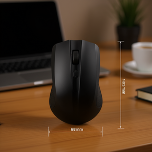 Ratón Óptico Ergonómico Inalámbrico con Sensor de 2400 DPI, 5 Botones, Conectividad USB y Bluetooth, Diseño para Diestros, Alimentación por Batería - Product Image 2