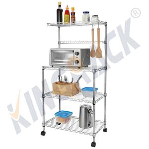 Scaffali Professionali in <span class=keywords><strong>Acciaio</strong></span> Inox <span class=keywords><strong>Cromato</strong></span> Multifunzione, Resistenti, per Ristoranti, Tipo Verticale, per Cucina - Product Image 2