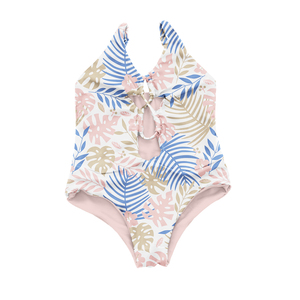 <span class=keywords><strong>Maillot</strong></span> <span class=keywords><strong>de</strong></span> <span class=keywords><strong>bain</strong></span> une pièce pour bébés filles, motif floral hawaïen, bretelles réglables, style évidé, collection très prisée - Product Image 6