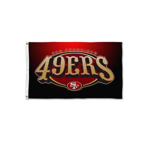 En gros <span class=keywords><strong>Lot</strong></span> Personnalisé Singleside Doubleside 100D Polyester SF 49ERS Country Football Team USA Bills Drapeau 3x5Ft Banner - Product Image 1