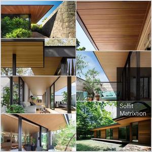 Sistema de Soffit de Aluminio Wook Look, Estilo de Diseño Costero, Resistente a la Humedad e Impermeable con Superficie Decorativa de Madera - Product Image 2