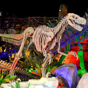 Modèle de squelette fossile de dinosaure grandeur nature personnalisable | Exposition de musée et accessoire d'affichage éducatif - Product Image 1