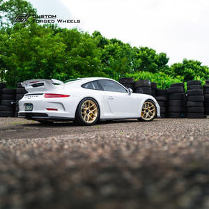 Rines Forjados Ligeros Monobloque Diseño <span class=keywords><strong>Motorsport</strong></span> 17 18 19 Pulgadas para Porsche 911 GT3 Centerlock Disponibles - Product Image 5