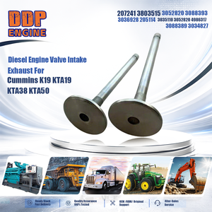 Válvula de Admisión y Escape para Motor Diésel de Maquinaria de Construcción 3036928 205114 3035110 3052820 para Cummins K19 KTA19 KTA38 KTA50 - Product Image 2