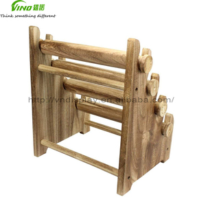 Design Antique Wooden 4 Tier Jewelry Bracelet <strong>Display</strong> <strong>Stand</strong> <strong>Bangle</strong> Scrunchie Organizer Holder for Store,Jewelry <strong>Display</strong> Rack - Product Image 5