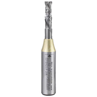 Foret droit en carbure de tungstène 2F personnalisé, adapté aux outils de fraisage CNC des outils de travail du bois, utilisé pour le traitement du bois