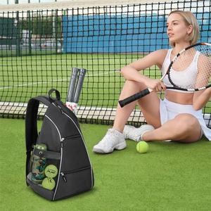 Sac à dos de tennis imperméable personnalisé avec logo, 30-40L, 600D, durable, pour raquettes de paddle, pickleball, tennis, sports de plein air, OEM ODM - Product Image 1